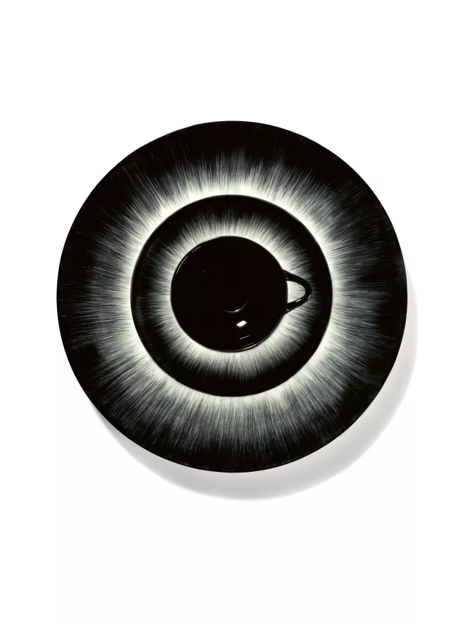 Serax Dé Tableware By Ann Demeulemeester Dinerbord Ø24 White/black 6 13 Serax Dé Tableware By Ann Demeulemeester Dinerbord Ø24 White/black 6 - Afbeelding 11