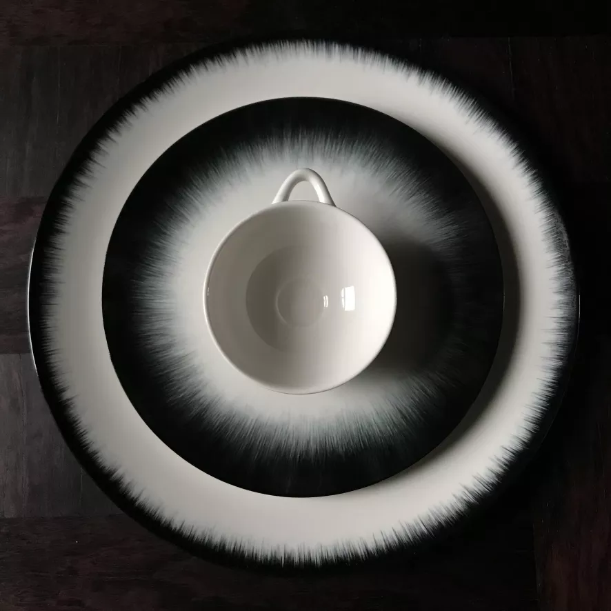 Serax Dé Tableware By Ann Demeulemeester Dinerbord Ø24 White/black 6 15 Serax Dé Tableware By Ann Demeulemeester Dinerbord Ø24 White/black 6 - Afbeelding 13