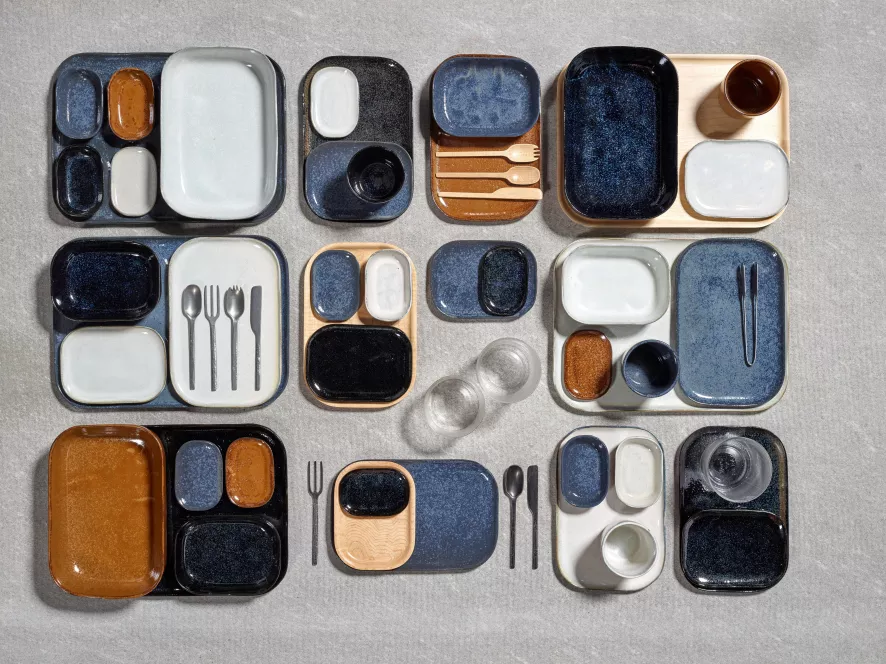 Serax La Nouvelle Table By Merci Schaal 10,5x14,5 Ocher/brown 8 Serax La Nouvelle Table By Merci Schaal 10,5x14,5 Ocher/brown - Afbeelding 6