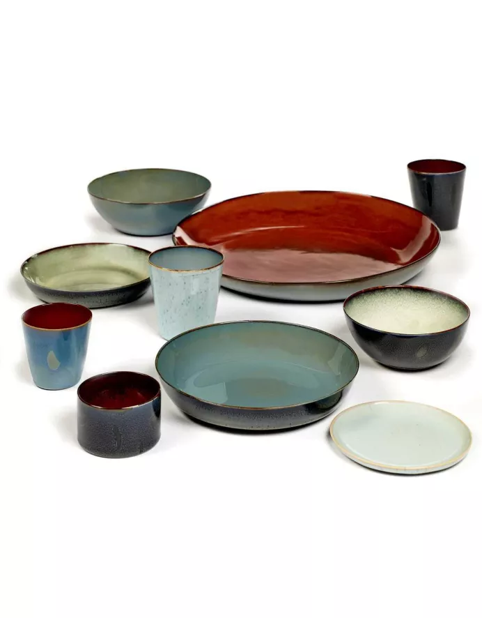 Serax Terres De Rêves By Anita Le Grelle Mok 23cl Dark Blue/rust 9 Serax Terres De Rêves By Anita Le Grelle Mok 23cl Dark Blue/rust - Afbeelding 7