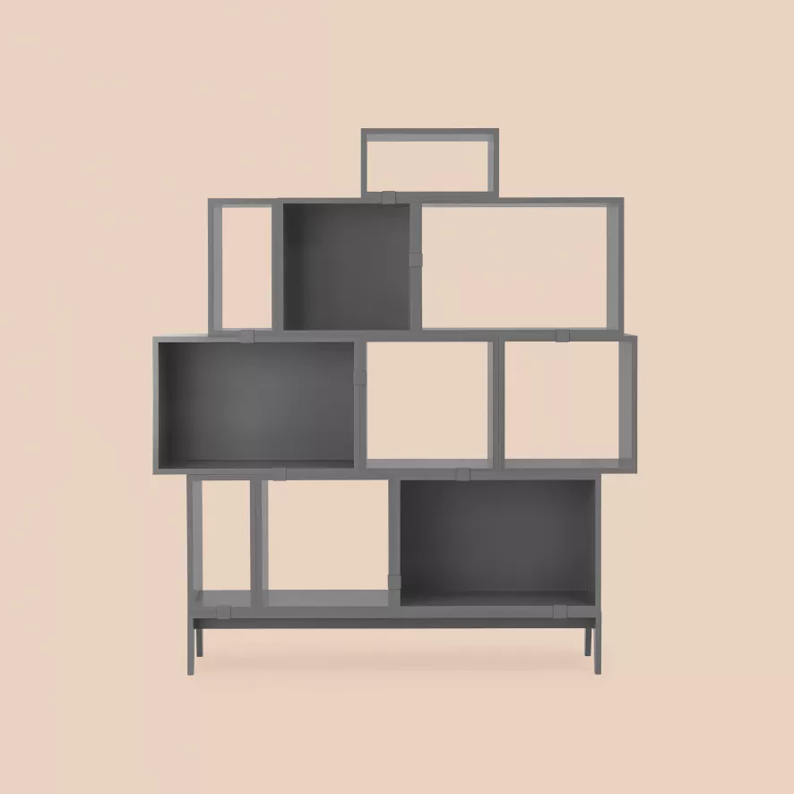 Muuto Stacked 2.0 Kast Met Backboard Medium Eiken 13 Muuto Stacked 2.0 Kast Met Backboard Medium Eiken - Afbeelding 11