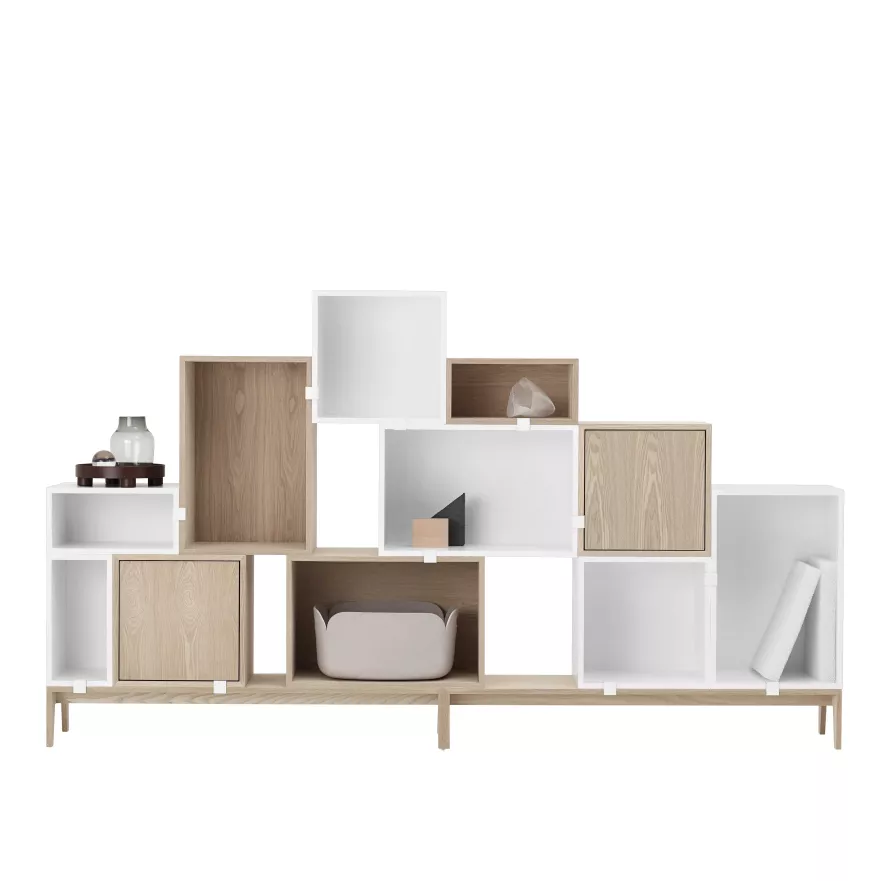 Muuto Stacked 2.0 Kast Met Backboard Medium Eiken 17 Muuto Stacked 2.0 Kast Met Backboard Medium Eiken - Afbeelding 15
