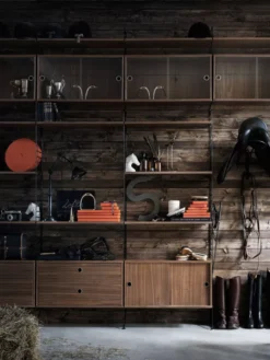 String Furniture Vitrinekast 78 X 30 X 42 Cm Grijs -Flinders x886x886 string display cabinet sfeer 5.jpg.pagespeed.ic .HY2RzwjgnE