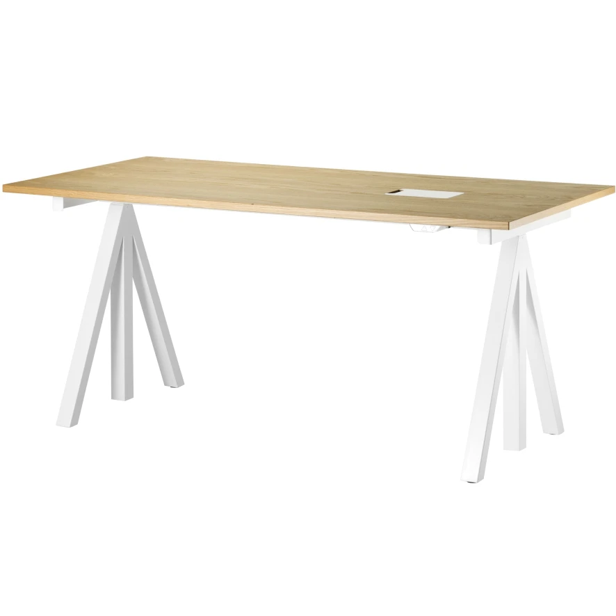 String Furniture Work Desk Bureau 140 Cm Wit 4 String Furniture Work Desk Bureau 140 Cm Wit - Afbeelding 2