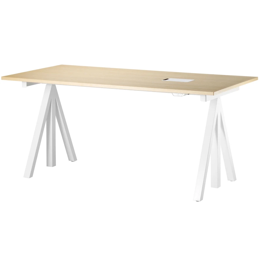String Furniture Work Desk Bureau 140 Cm Wit 8 String Furniture Work Desk Bureau 140 Cm Wit - Afbeelding 6