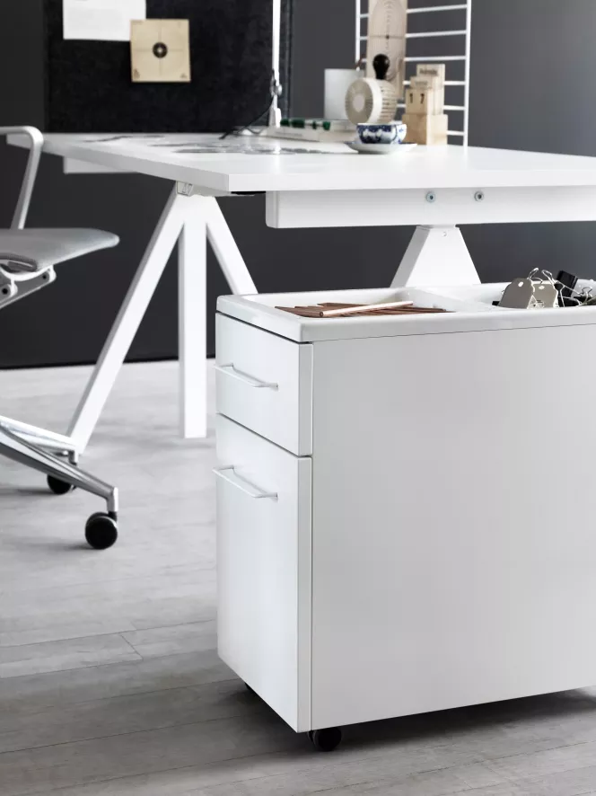 String Furniture Work Desk Bureau 140 Cm Wit 11 String Furniture Work Desk Bureau 140 Cm Wit - Afbeelding 9