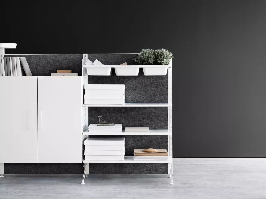 String Furniture Work Desk Bureau 140 Cm Wit 21 String Furniture Work Desk Bureau 140 Cm Wit - Afbeelding 19