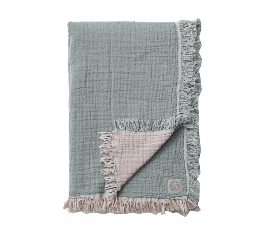 &tradition Cotton Throw SC32 Plaid 140x210 Cloud & Milk 7 &tradition Cotton Throw SC32 Plaid 140x210 Cloud & Milk - Afbeelding 5