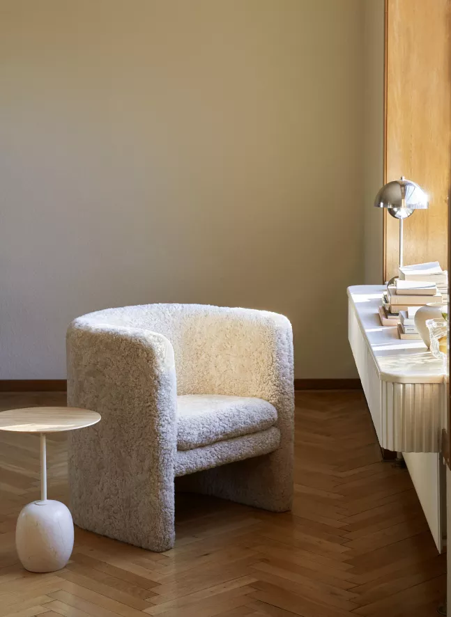 &tradition Loafer SC23 Fauteuil, Velvet Geel 14 &tradition Loafer SC23 Fauteuil, Velvet Geel - Afbeelding 12