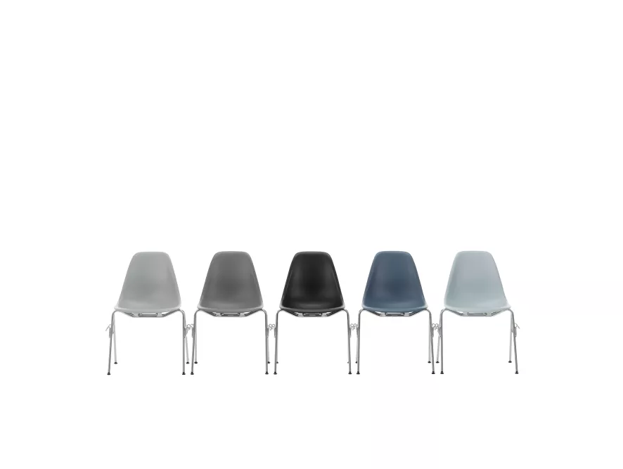 Vitra Eames DSS Stapelbare Stoel, Ijsgrijs 6 Vitra Eames DSS Stapelbare Stoel, Ijsgrijs - Afbeelding 4