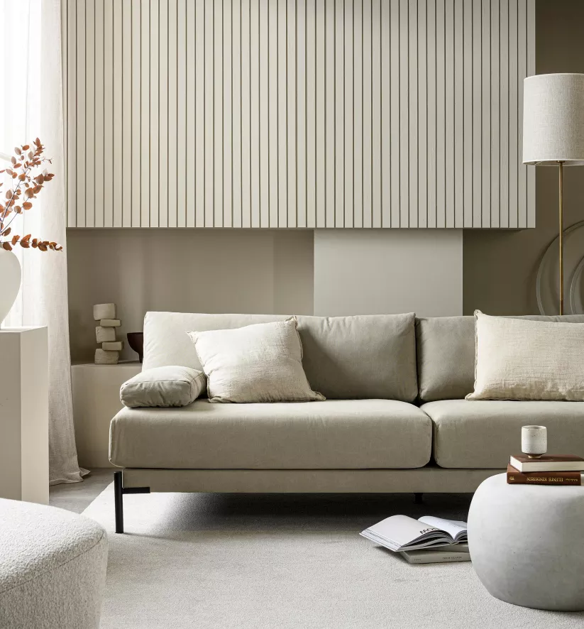 Vtwonen Sleeve 3-zits Bank Canvas Bruin/groen 5 Vtwonen Sleeve 3-zits Bank Canvas Bruin/groen - Afbeelding 3