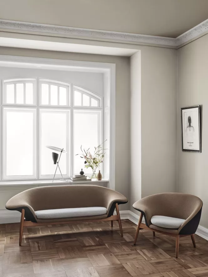 Warm Nordic Fried Egg Sofa Pale Rose/Dark Ochre, Canvas 614/424 8 Warm Nordic Fried Egg Sofa Pale Rose/Dark Ochre, Canvas 614/424 - Afbeelding 6