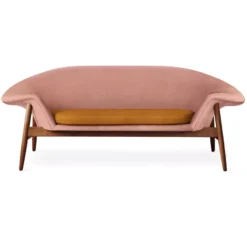 Warm Nordic Fried Egg Sofa Pale Rose/Dark Ochre, Canvas 614/424