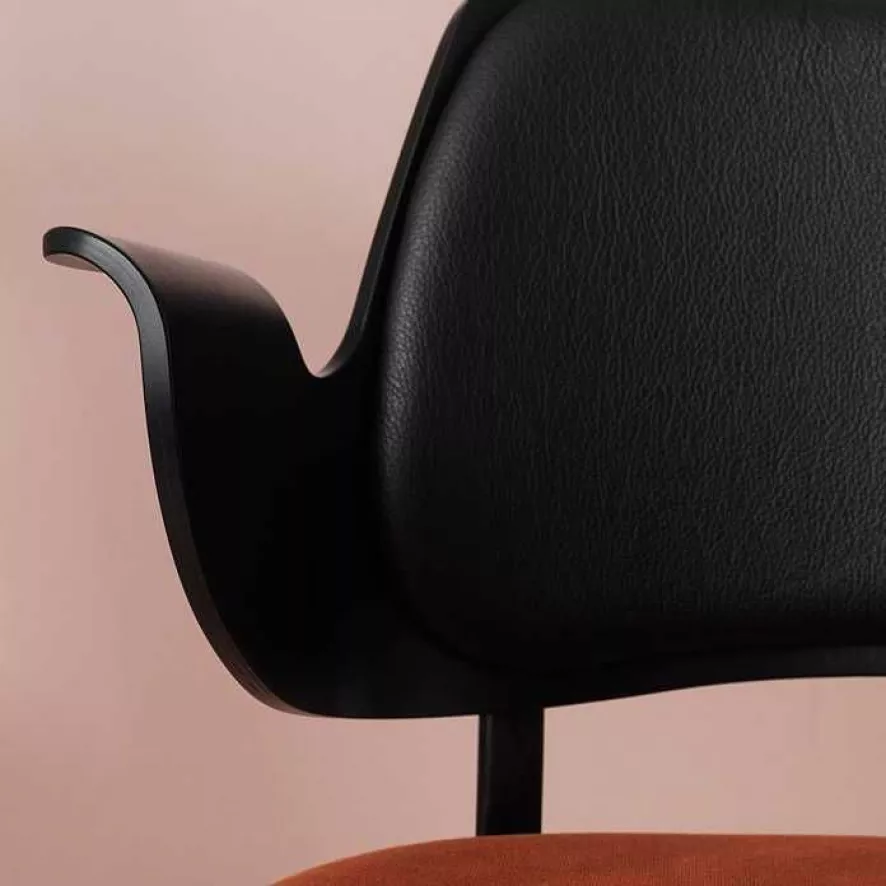 Warm Nordic Gesture Stoel Gestoffeerd Ritz 8008/Prescott 207 Zwart 7 Warm Nordic Gesture Stoel Gestoffeerd Ritz 8008/Prescott 207 Zwart - Afbeelding 5