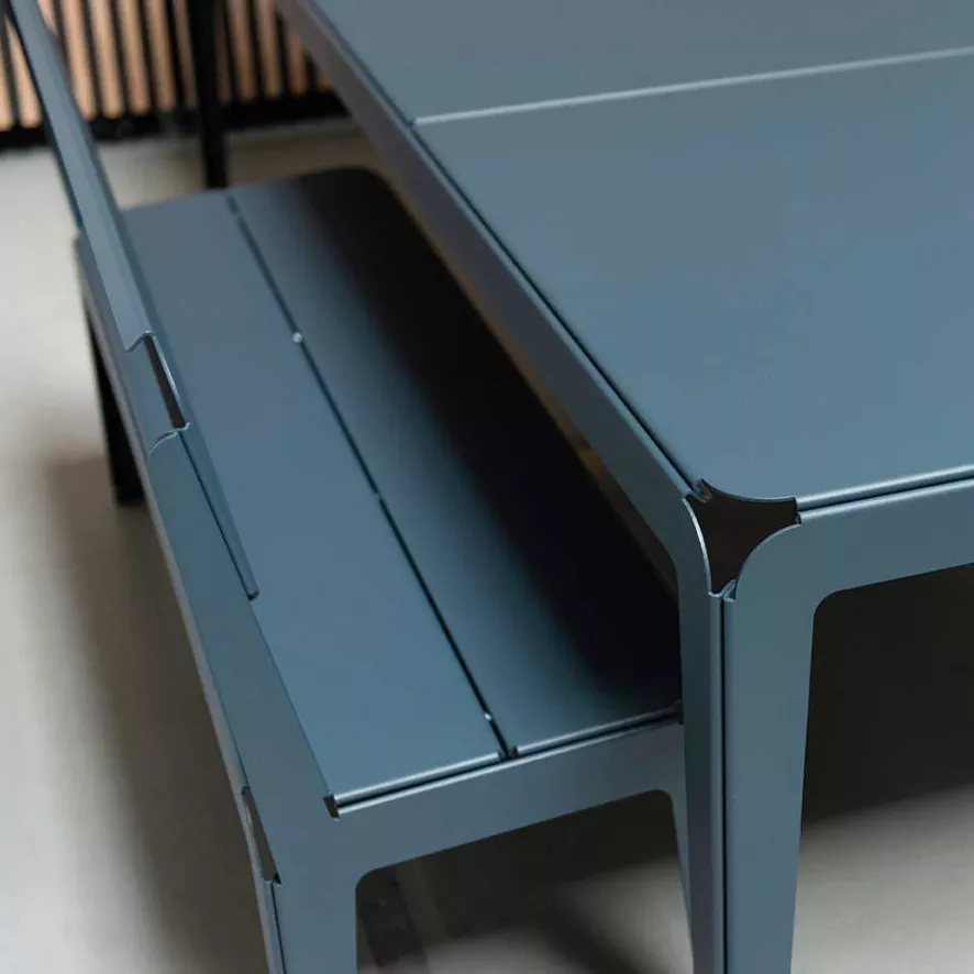 Weltevree Bended Tuinbank Met Rugleuning Agate Gray 11 Weltevree Bended Tuinbank Met Rugleuning Agate Gray - Afbeelding 9