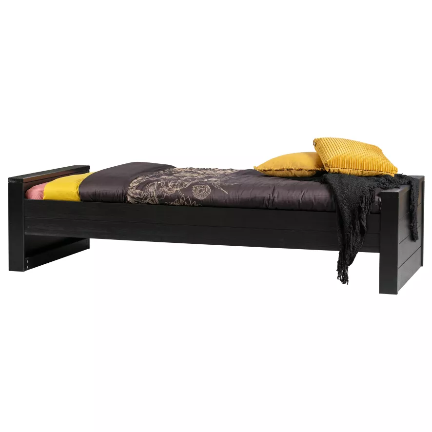 WOOOD Exclusive Dennis Bed 90x200 Betongrijs 4 WOOOD Exclusive Dennis Bed 90x200 Betongrijs - Afbeelding 2