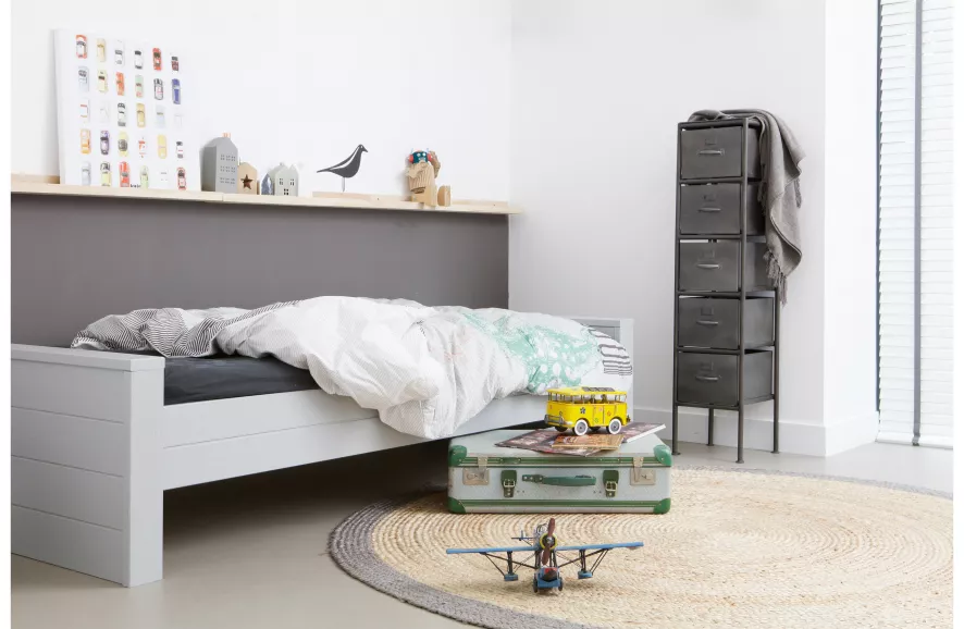 WOOOD Exclusive Dennis Bed 90x200 Betongrijs 19 WOOOD Exclusive Dennis Bed 90x200 Betongrijs - Afbeelding 17