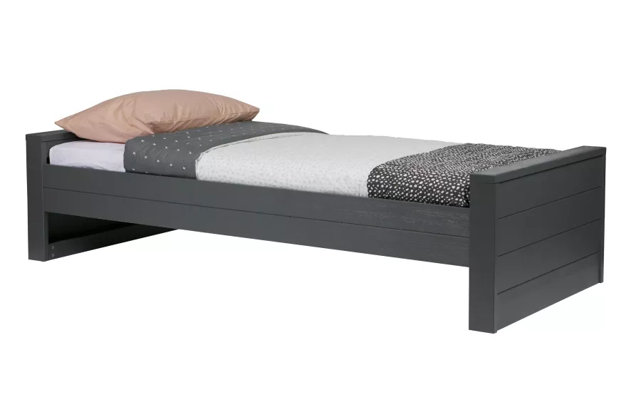 WOOOD Exclusive Dennis Bed 90x200 Betongrijs 5 WOOOD Exclusive Dennis Bed 90x200 Betongrijs - Afbeelding 3
