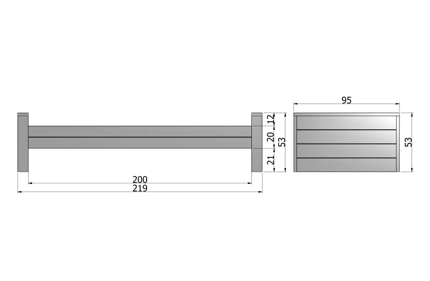 WOOOD Exclusive Dennis Bed 90x200 Betongrijs 7 WOOOD Exclusive Dennis Bed 90x200 Betongrijs - Afbeelding 5